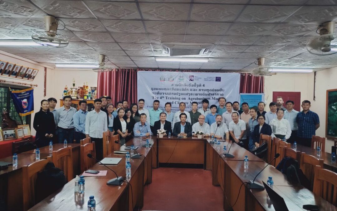 Technical Training 4th on “Agrobusiness model and Climate Mitigation” from 18th-22nd July 2022 in Laos PDR